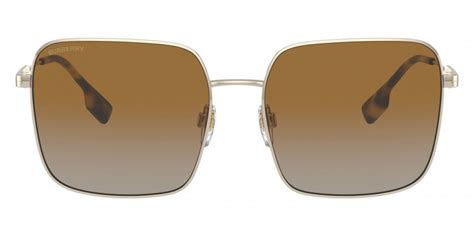 Burberry™ Jude BE3119 1109T5 58 Light Gold Sunglasses